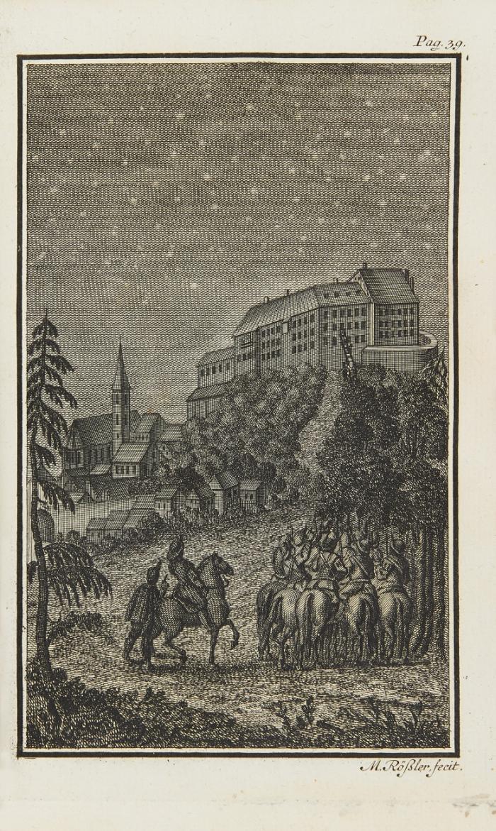 Der sächsische Prinzenraub, oder der wohlverdiente Köhler in einem Gedichte fürgestellet. + Hagedorn Friedrich von, Versuch in poetischen Fabeln und erzehlungen. Hamburg 1738.
