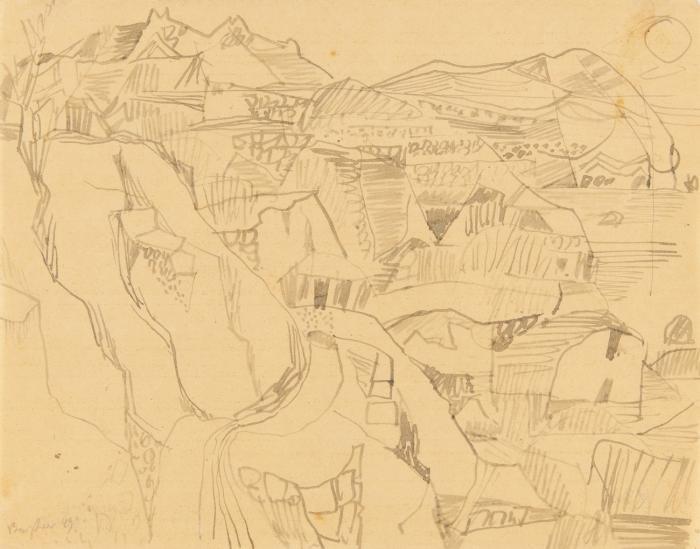 EPOMEO AUF ISCHIA 1949 / STUDIE ZU HERBSTLICHER GARTEN 1952