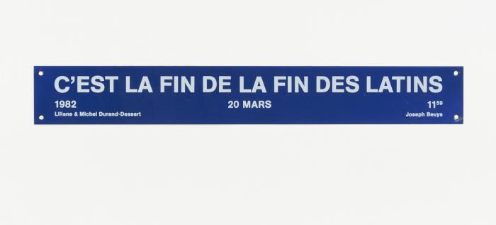 C'EST LA FIN DE LA FIN DES LATINS