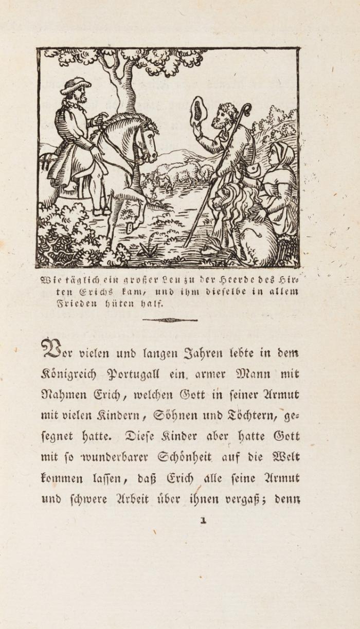 Der Goldfaden. Eine schöne alte Geschichte, wieder herausgegeben von Clemens Brentano.