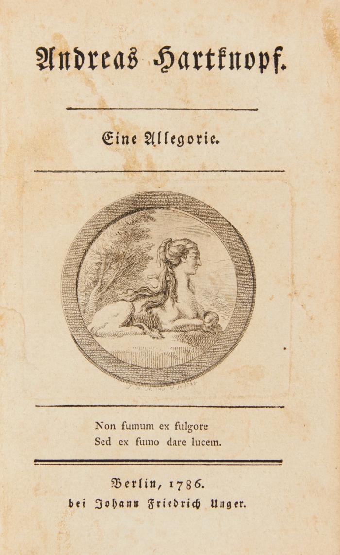 Andreas Hartknopf. Eine Allegorie.
