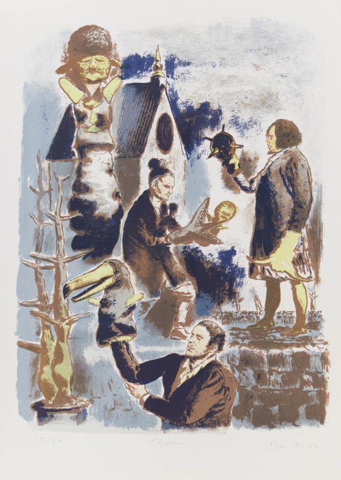 X (ZEHN JAHRE LITHOGRAPHISCHES ATELIER LEIPZIG