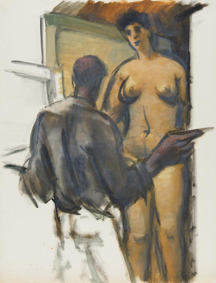 LE PEINTRE ET SON MODÈLE (II)