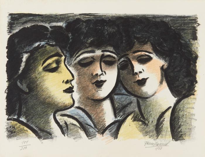 FEMME BLESSÉE 1950 / TROIS VISAGES 1960