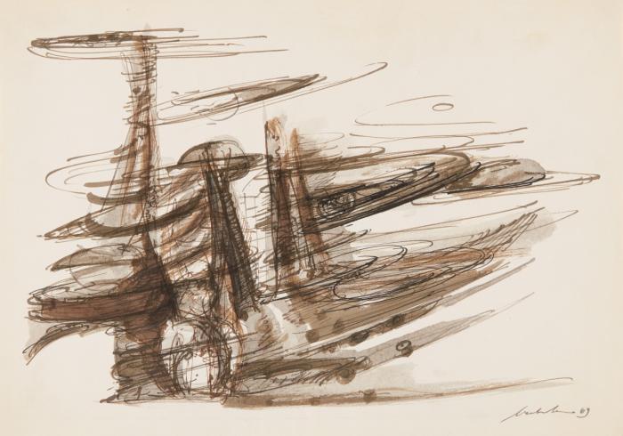 OHNE TITEL (SAMMLUNG VON ZEICHNUNGEN AUS DEN JAHREN 1958 - 1973)