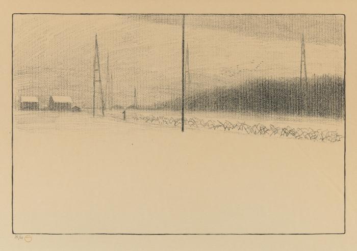 OHNE TITEL (WINTERLANDSCHAFT)
