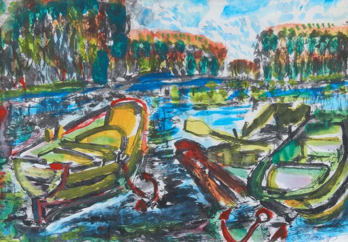 OHNE TITEL (FLUSSLANDSCHAFT)
