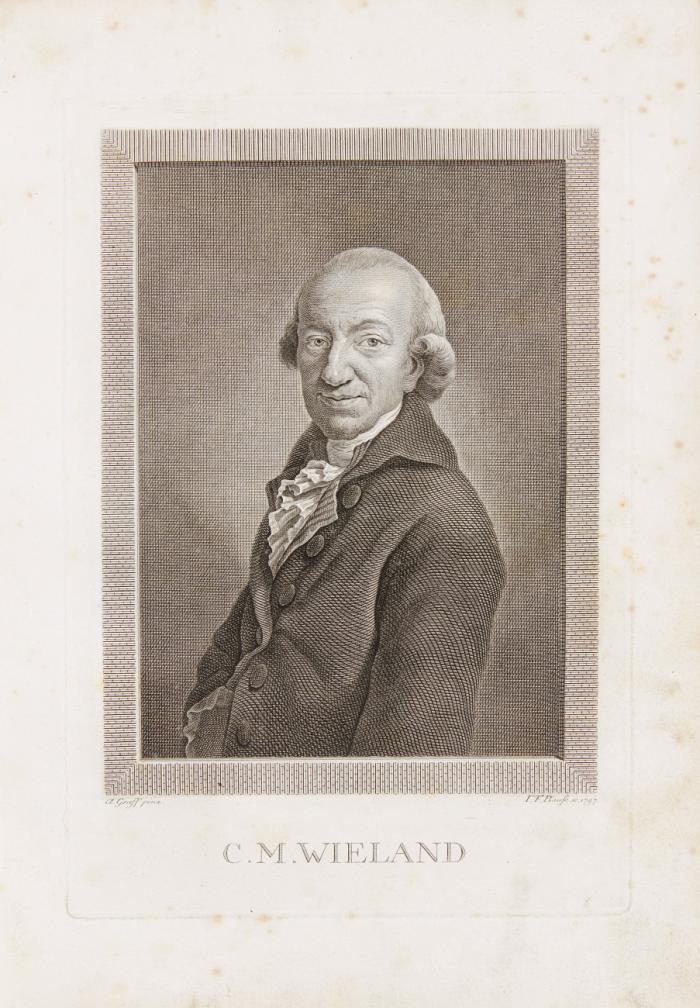 Wieland. - [Kupfer zu Wielands Werken].