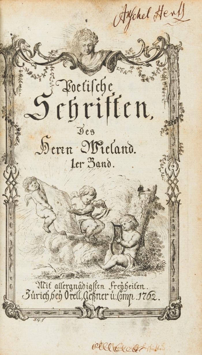 Poetische Schriften. 3 Bde.