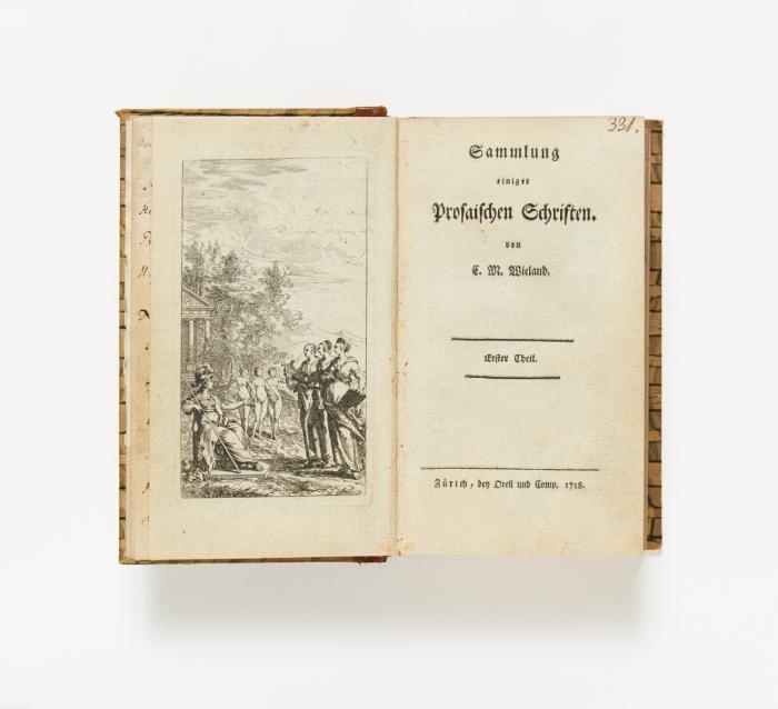 Sammlung einiger prosaischer Schriften. 3 Tle. in 1 Bd.