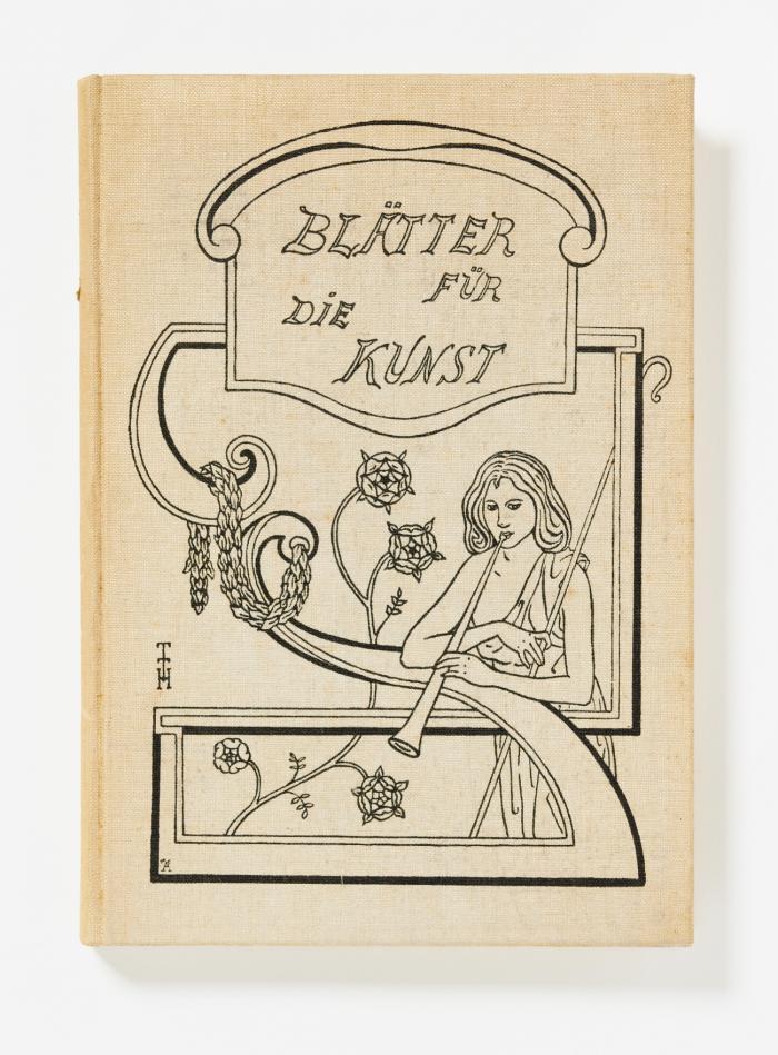 Blätter für die Kunst. Begründet von Stefan George. Hrsg. von Carl August Klein. Folge I-XI/XII in 10 Bdn. und 4 Heften (= alles).
