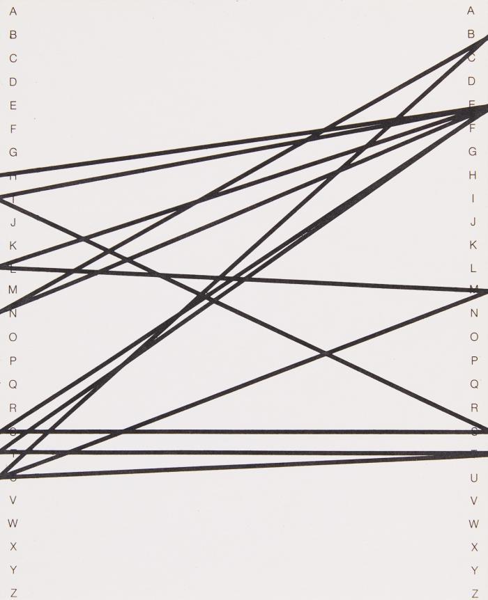 Gelegenheitsgedichte Nr. 32/33/34/36/38. Mit einer Originallithographie von Francois Morellet. Hrsgg. von Sybil Albers.