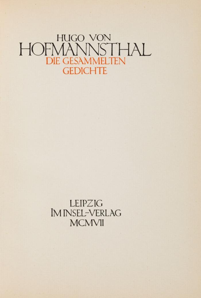 Die gesammelten Gedichte.