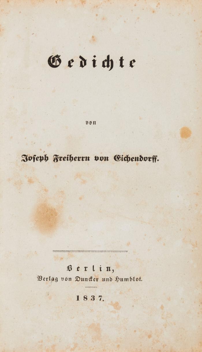 Gedichte.