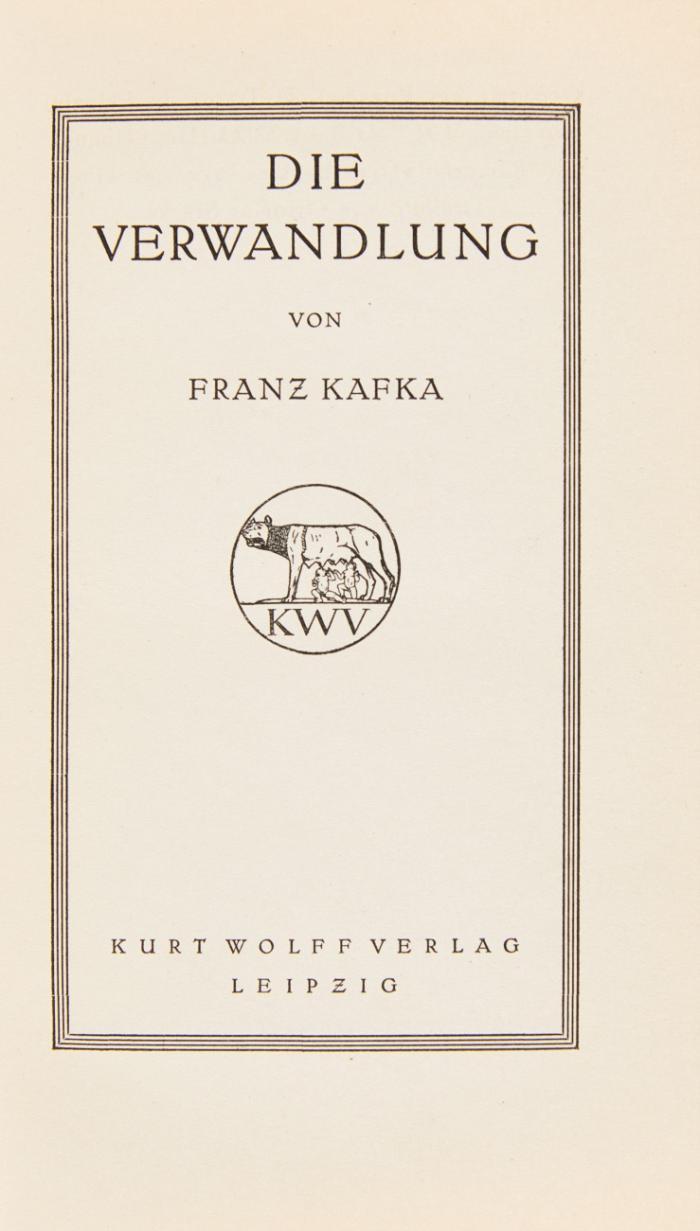 Die Verwandlung.