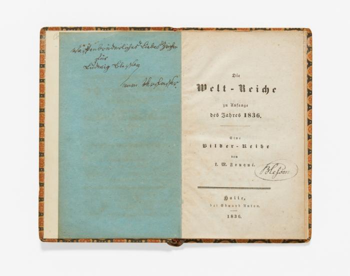 Die Welt-Reiche zu Anfang des Jahres 1836.