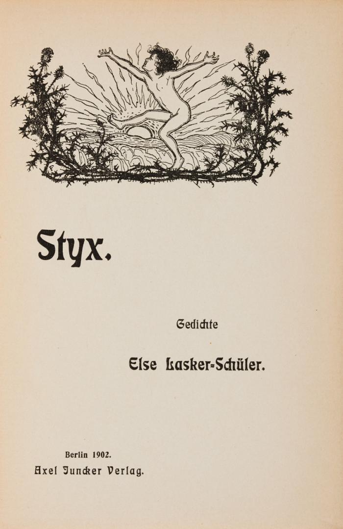 Styx. Gedichte.