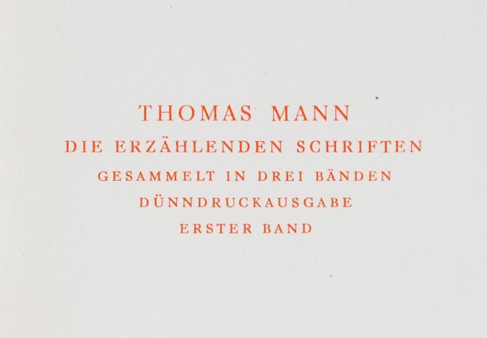 Die erzählenden Schriften. Gesammelt in drei Bänden. Dünndruckausgabe.