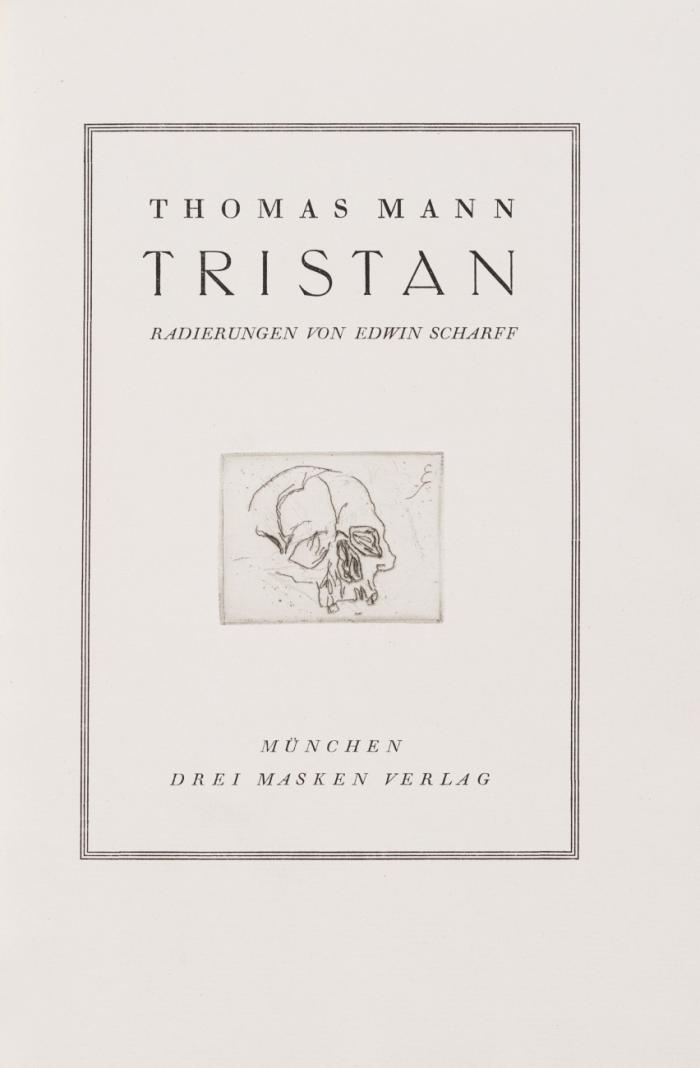 Tristan. Mit Radierungen von Edwin Scharff.