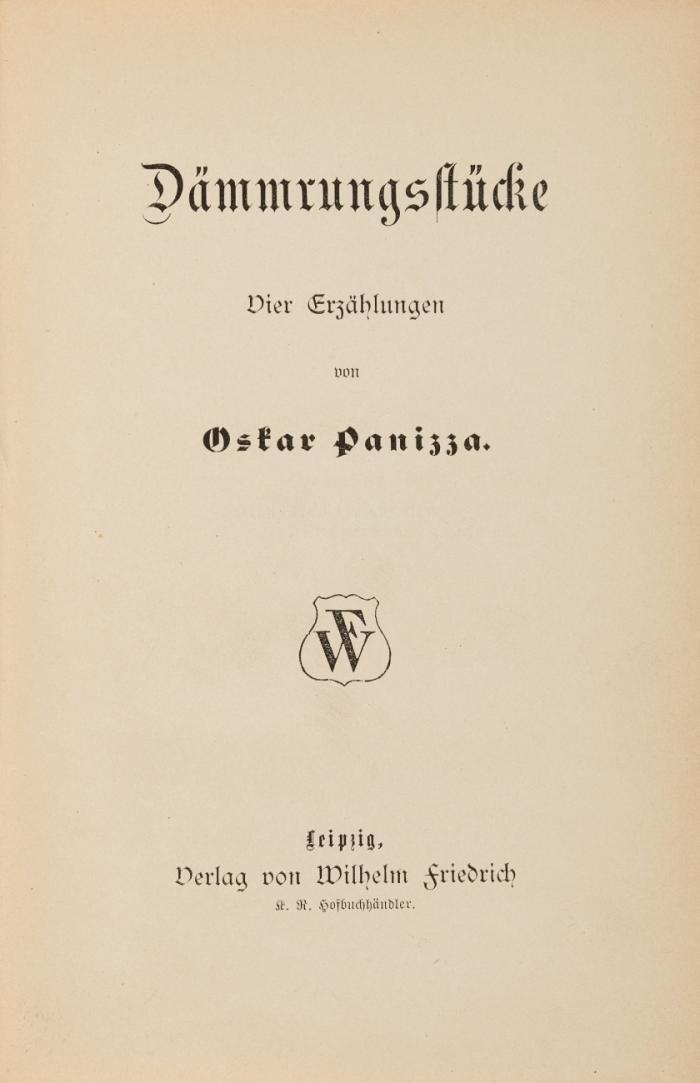Dämmrungsstücke. Vier Erzählungen.