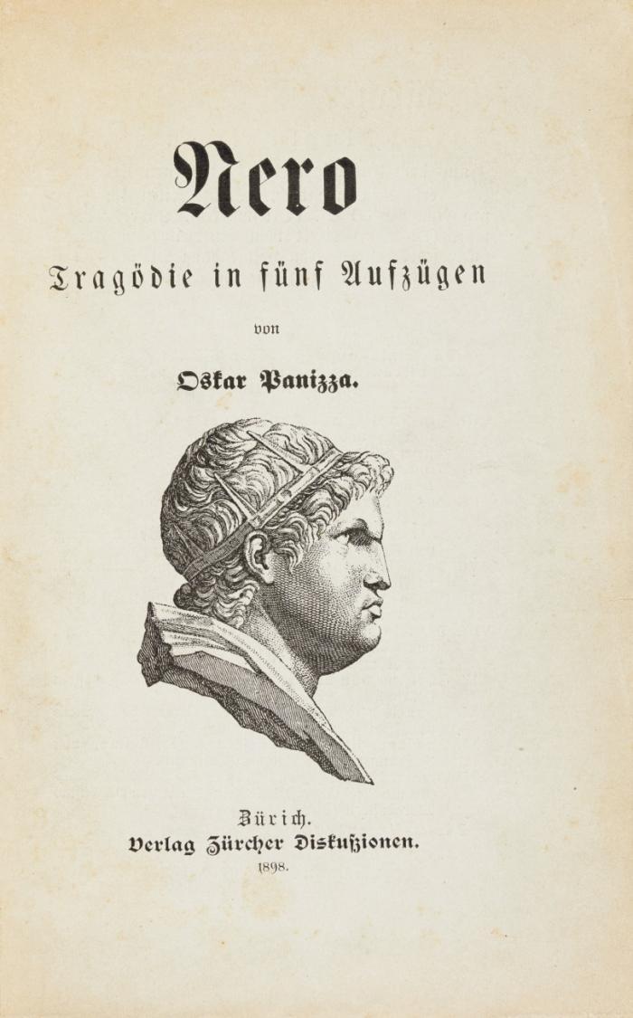 Nero. Tragödie in fünf Aufzügen.
