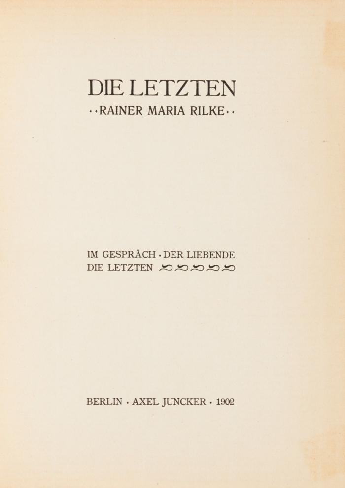 Die Letzten.