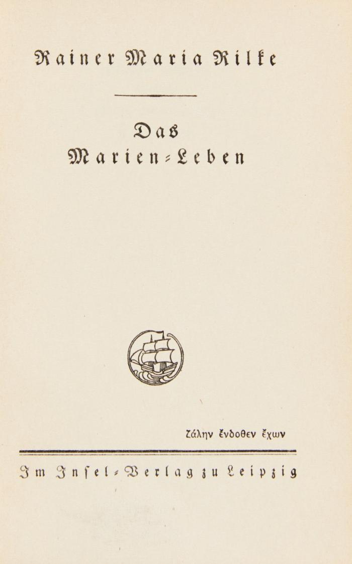 Das Marien-Leben.
