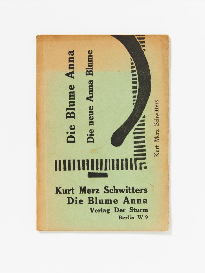 Die Blume Anna. Die neue Anna Blume. Eine Gedichtsammlung aus den Jahren 1918-1922. Einbecker Politurausgabe von Kurt Merz Schwitters.