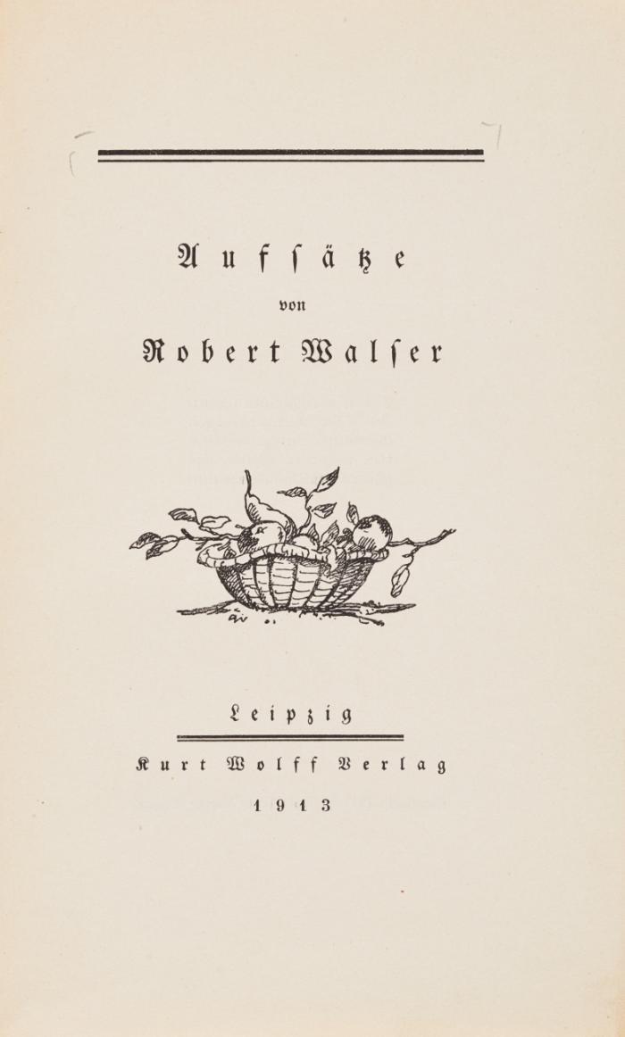 Aufsätze.