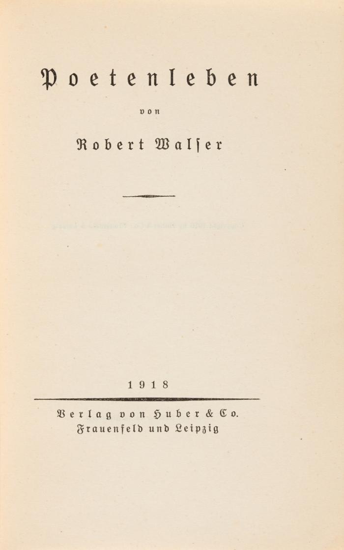 Poetenleben.