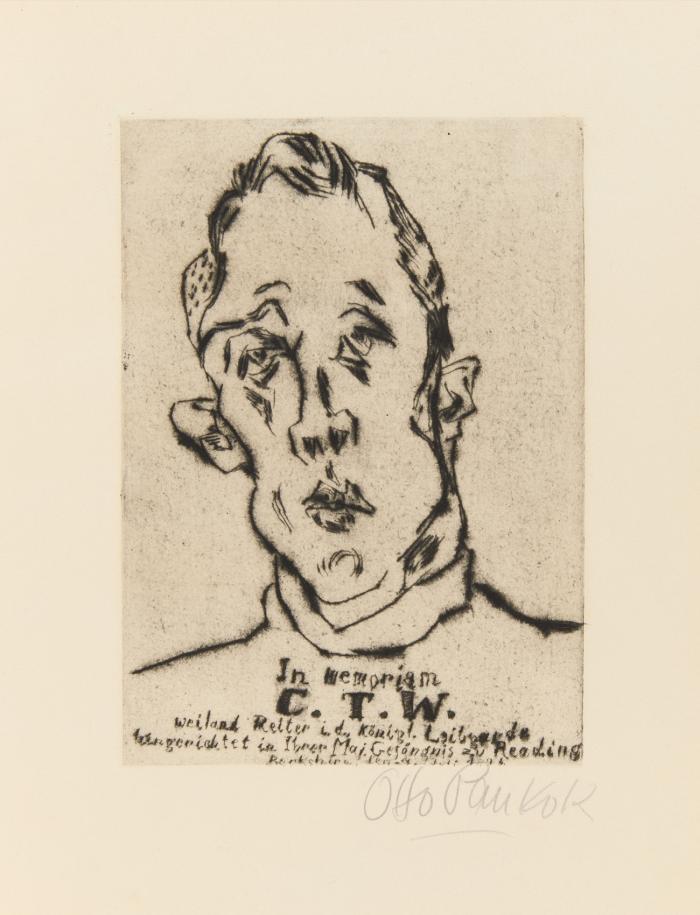 Ballade des Zuchthauses zu Reading von C.33. (Oscar Wilde). Deutsche Nachdichtung von Arthur Holitscher.