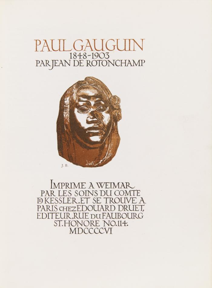 Paul Gauguin 1848-1903.