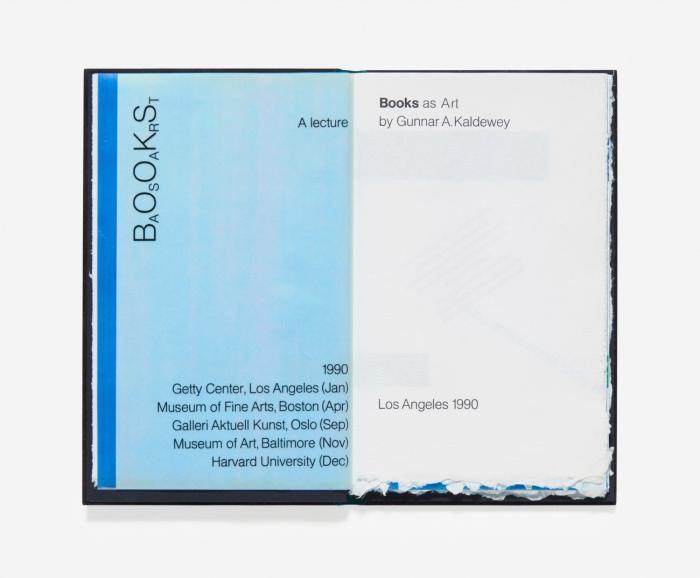 Books as art. A lecture.