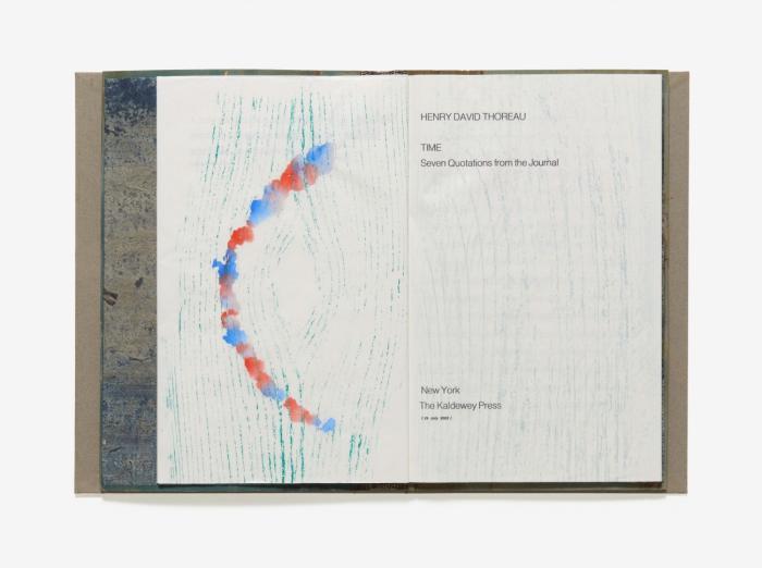 Time. Seven Quotations from the journal.
