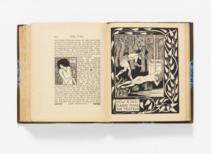 The Birth, Life and Acts of King Arthur, of his noble Knights of the Raound Table ... and in the End Le Morte DArthur ... With an Introduction by (J.) Rhys and embellished with many original Designs by Aubrey Beardsley. 2 Bde.