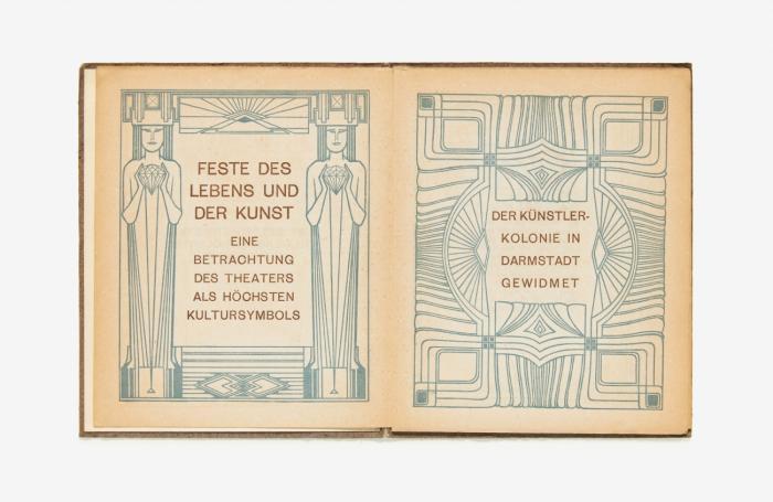 Feste des Lebens und der Kunst. Eine Betrachtung des Theaters als höchsten Kultursymbols.