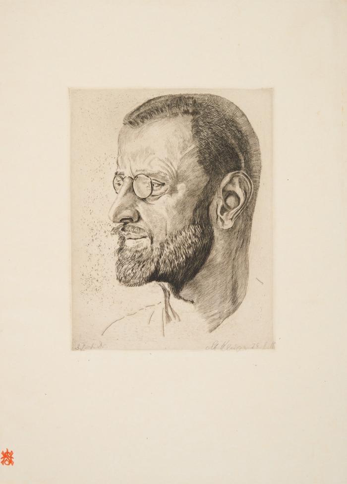 Bildnis des Kunsthändlers Louis Meder.