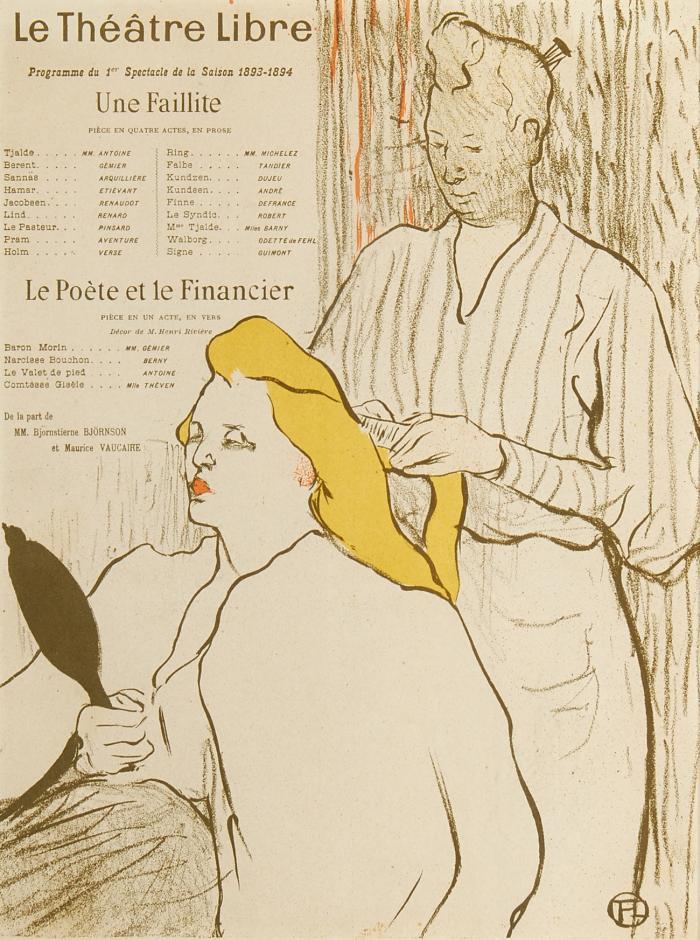 LE COIFFEUR – PROGRAMME DU THÉÂTRE LIBRE