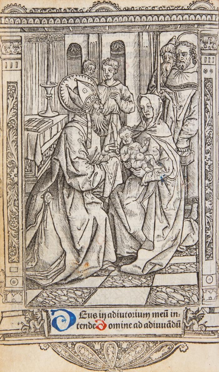 Horae B.M.V. für den Gebrauch von Rennes.
Ces presentes heures a lusaige de Renes ...