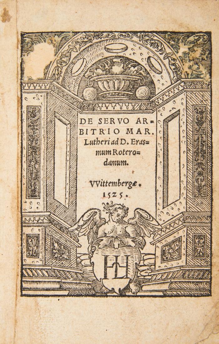 De servo arbitrio ad D. Erasmum Roterodamum.