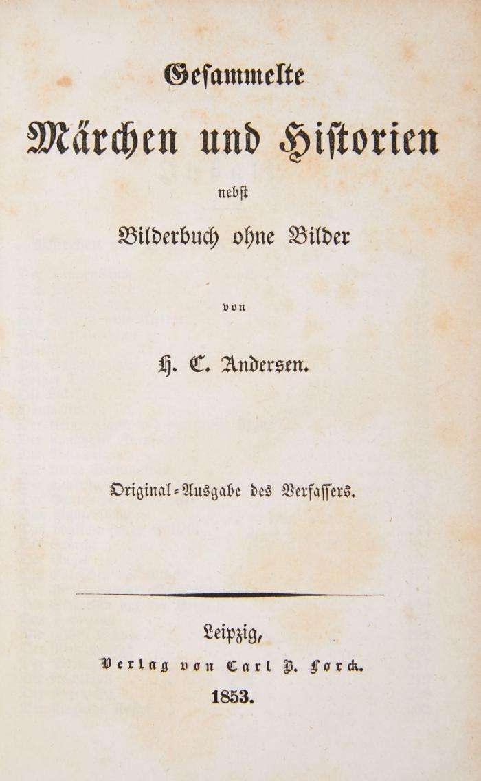 Sämmtliche Werke. Vom Verfasser besorgte Ausgabe. 8 Bde in 4.