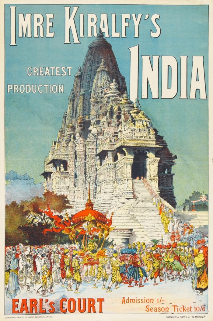EMPIRE OF INDIA EXHIBITION – EARL'S COURT 1895 / IMRE KIRALFY'S INDIA – GREATEST PRODUCTION – EARL'S COURT