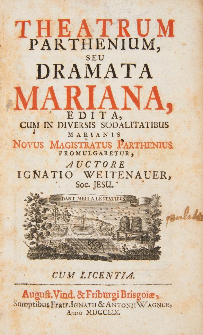 Theatrum Parthenium, seu dramata Mariana.