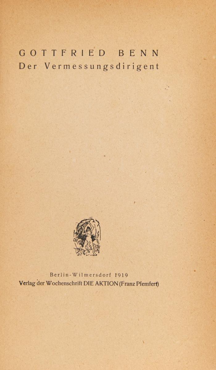 Der Vermessungsdirigent. Erkenntnistheoretisches Drama.