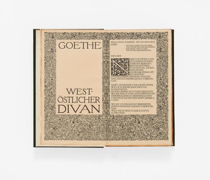 West-östlicher Divan.
