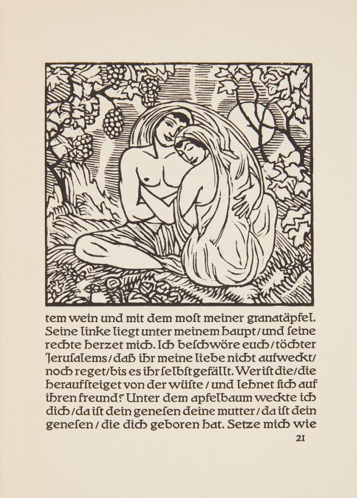 Das Hohe Lied Salomos. Mit Holzschnitten von Ludwig von Hofmann.