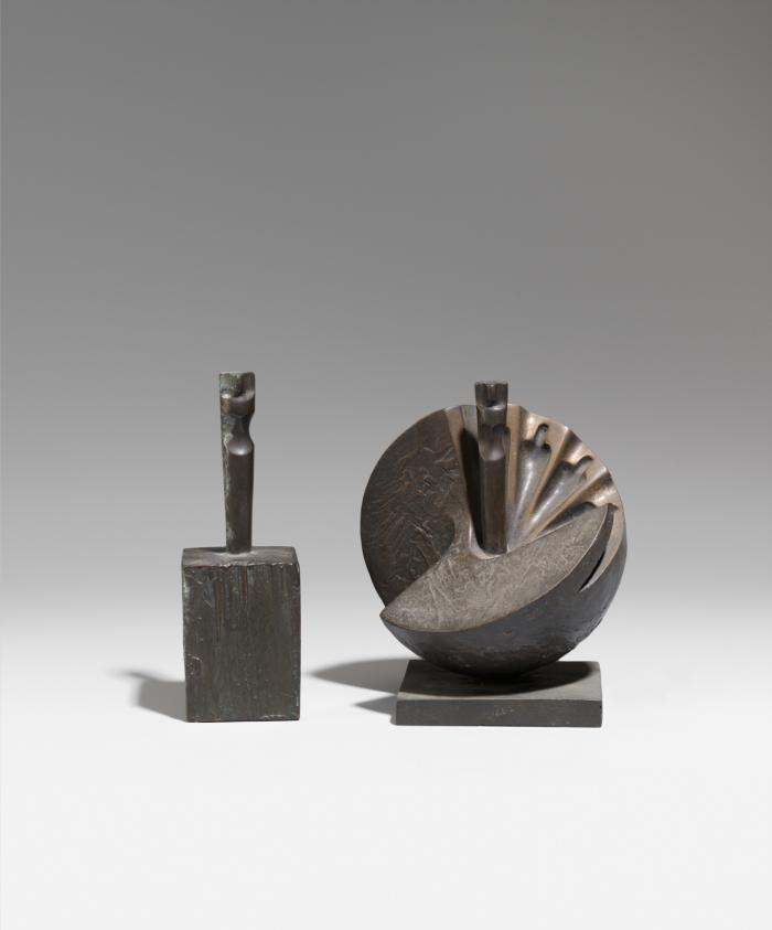 VERWANDLUNG EINER KUGEL 1987-88 / KLEINE WEIBLICHE FIGUR