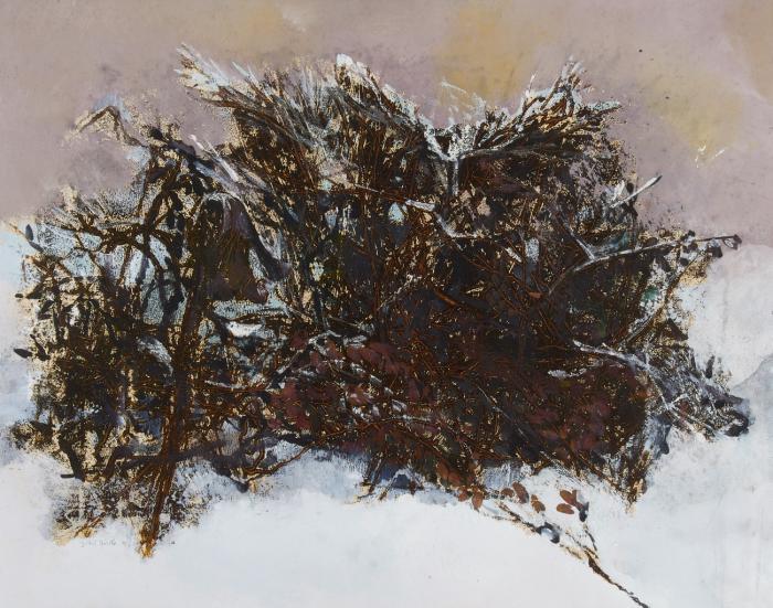 OHNE TITEL (WINTERLICHES GEBÜSCH)