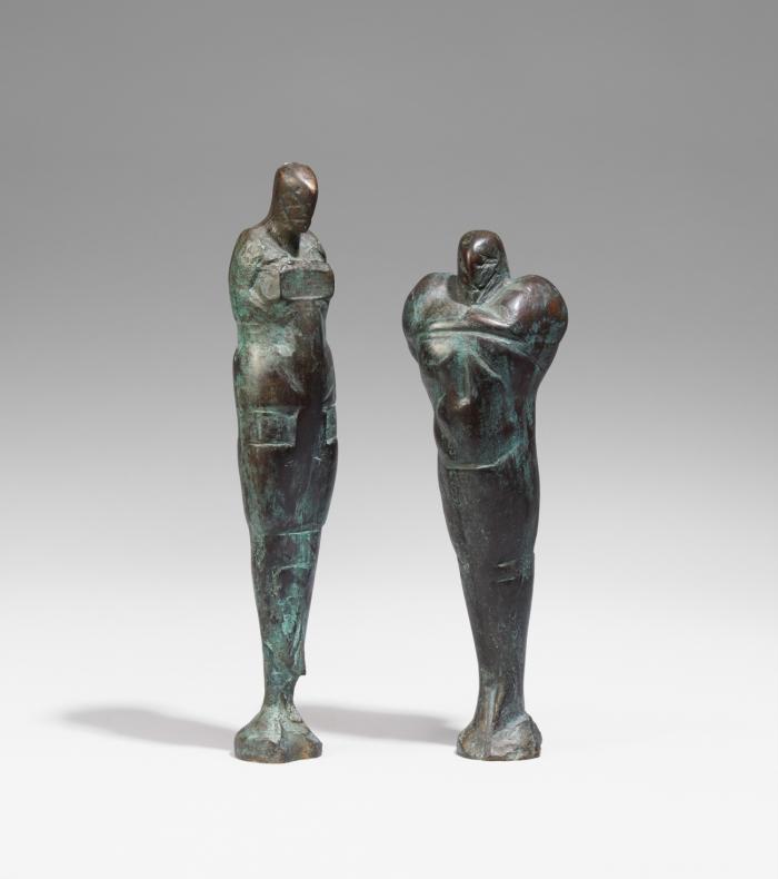 ZWEI STEHENDE FIGUREN