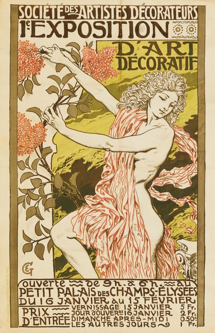 SOCIÉTÉ DES ARTISTES DÉCORATEURS 1E EXPOSITION D'ART DÉCORATIF